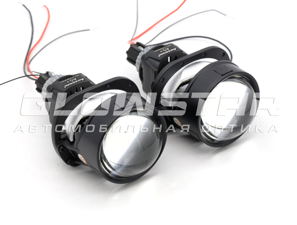Билед модули Aozoom A5+ 2.5 дюйма, 2 чипа, 5500K, 12V, 59W/52W, съемное гаечное крепление (комплект, 2шт)