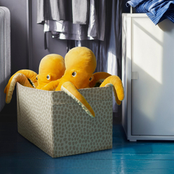 IKEA SLÄKT  (ИКЕА СЛЭКТ)  -  Коробка для хранения - бежевая 55x33x33 см
