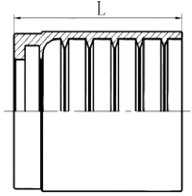 Муфта DN 25 1SN/2SN (усиленный замок)