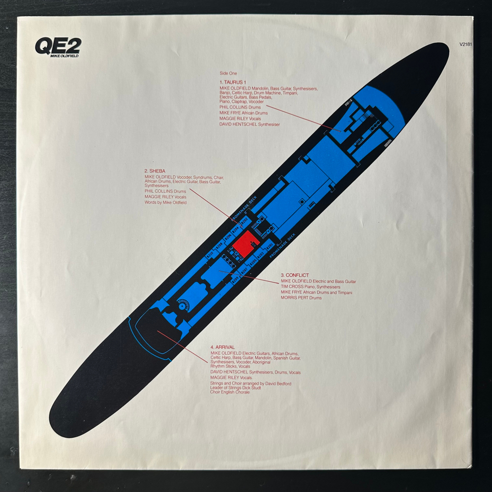 Mike Oldfield ‎– QE2 (Англия 1980г.)