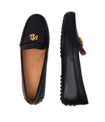 Кожаные мокасины LAUREN RALPH LAUREN - черный(802925635)