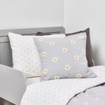 Чехол на подушку IKEA NATTSLANDA (НАТТСЛЭНДА), Серый с рисунком, 50x50 см