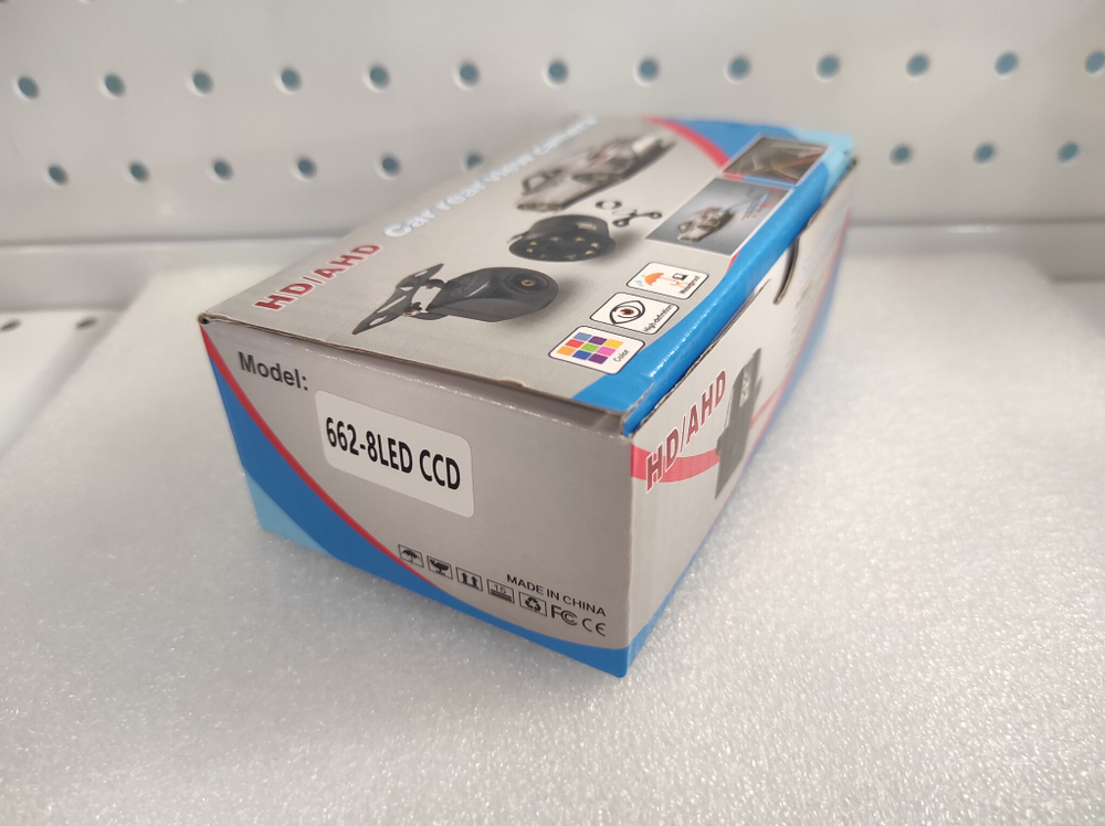 8LED / Камера заднего вида 662-8LED CCD, 12v, 720р, 8 диодов, черный, CAM RE, TG (1 шт.)