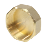 Заглушка латунь Ду 15 (1/2") ВР VALFEX VF.590.L.012