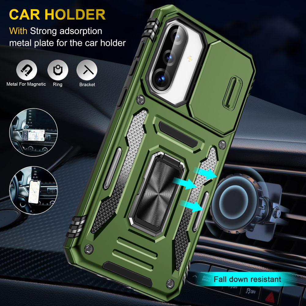 Чехол Safe Case с кольцом и защитой камеры для Samsung Galaxy A56