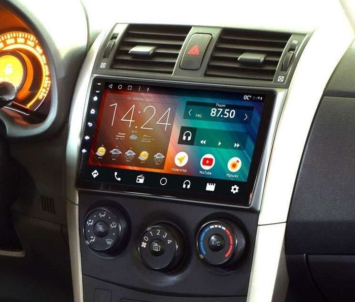 Магнитола для Toyota Corolla 2007-2013 - ZX351R9-7862 Android 10, Быстрая, SIM-слот