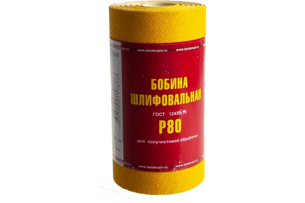 Шкурка шлифовальная на бумажной основе LP41C (115 мм х 5 м; Р80) Без бренда 75630