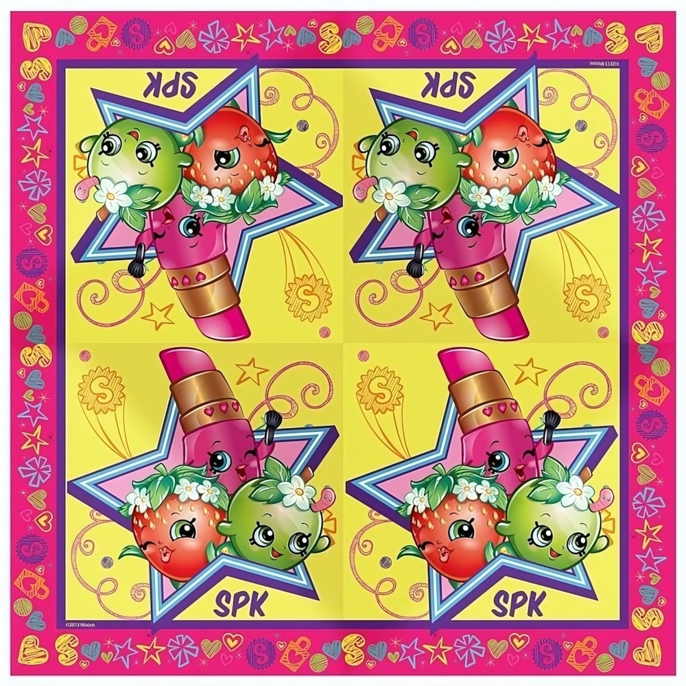 Салфетки 24*24 см, 16 шт. Shopkins (Росмэн)