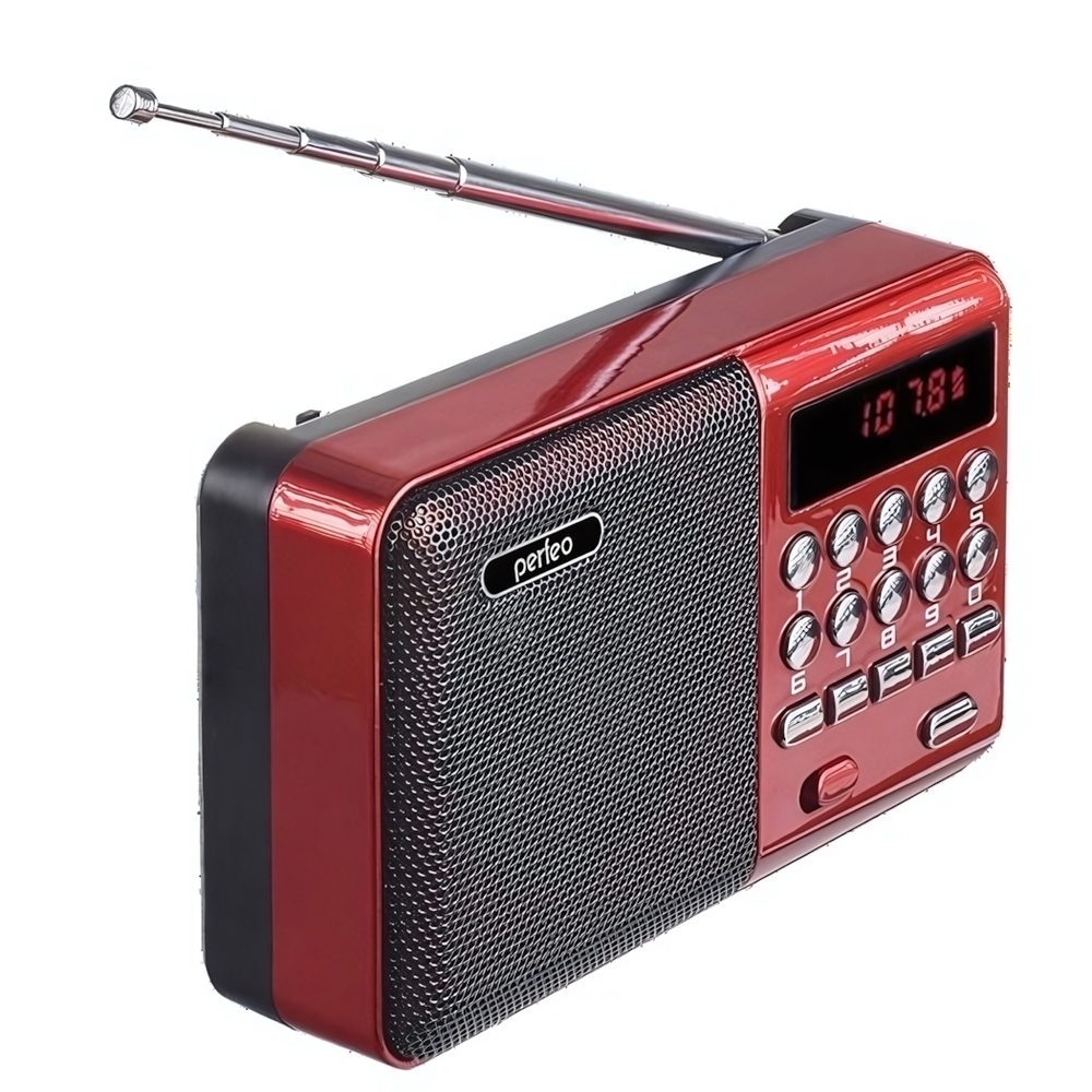 Радиоприемник PERFEO PALM Red