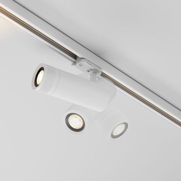 Трековый трёхфазный светильник LED 20W 2700К 15°-60° TR198-3-20W2.7K-Z-W белый Focus Zoom Trinity Maytoni