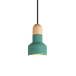 Подвесной дизайнерский светильник  QIE BAMBOO от Bentu Design (зеленый)