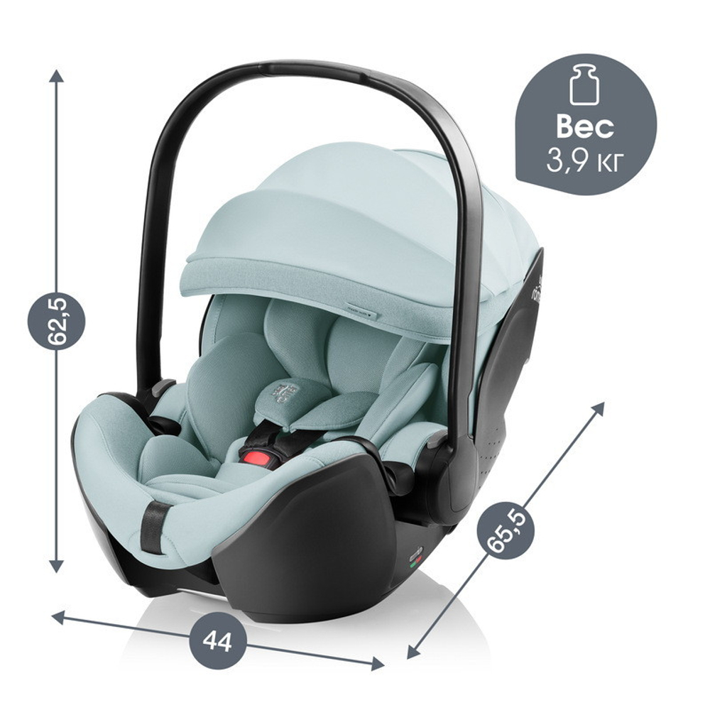 Коляска 3 в 1 Britax Roemer Smile 5Z и автокресло Baby-Safe PRO Style Harbor Blue Midnight Grey