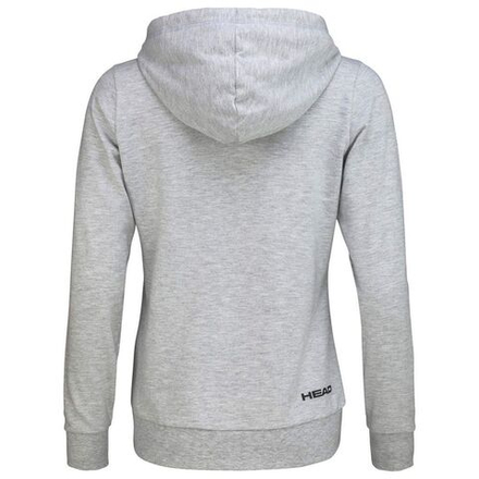 Женская теннисная толстовка Head Club Greta FZ W - grey melange