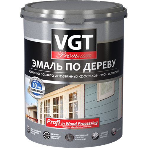 VGT Эмаль ВДАК -1179 по дереву джинсовый синий  " Профи" 1 кг