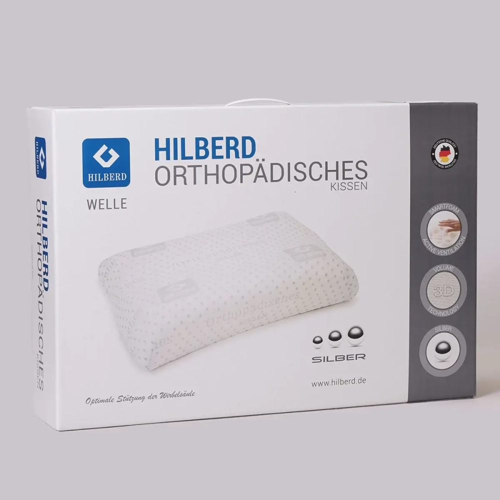 Подушка ортопедическая с эффектом памяти HILBERD WELLE