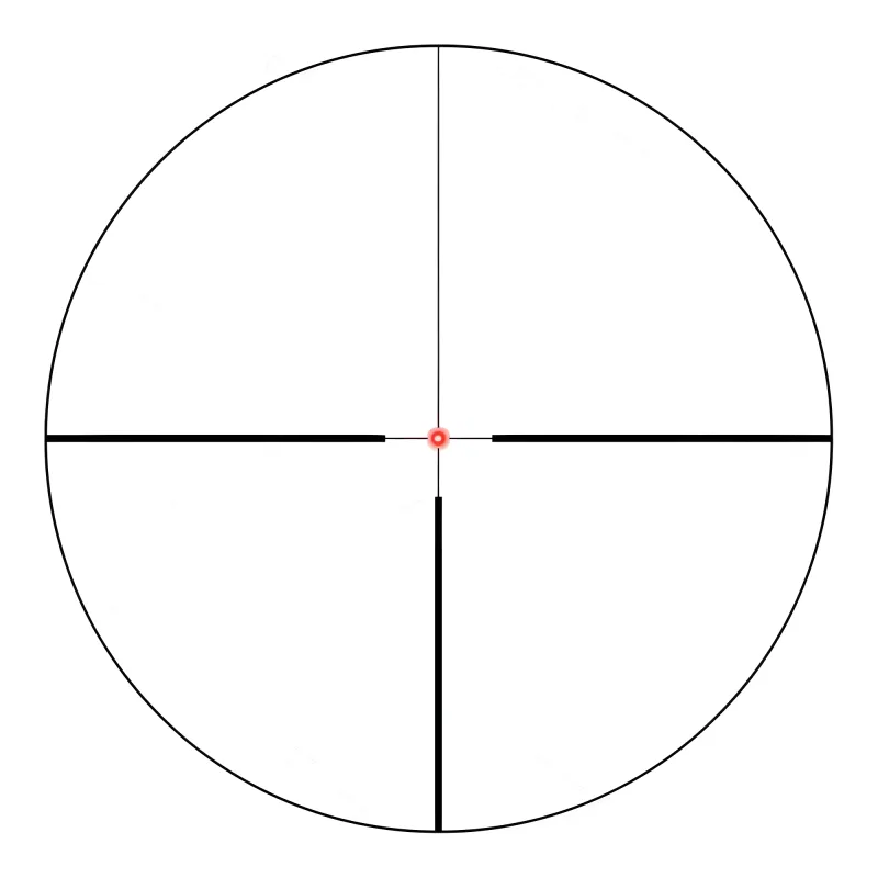 Оптический прицел Vector Optics Continental X6 1-6x24 FIBER (SCOC-48) - прицельная сетка с подсветкой центральной точки