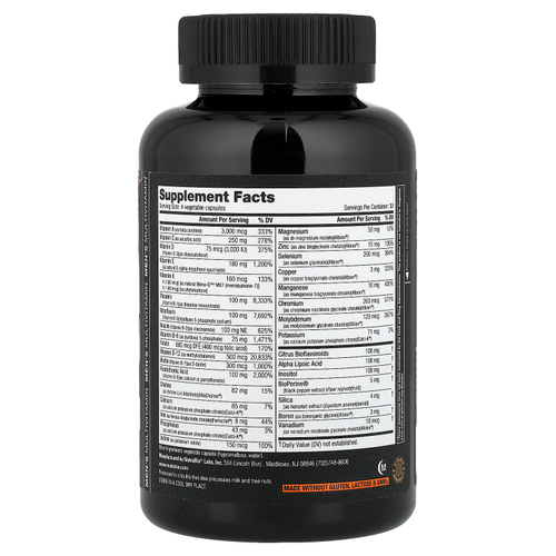 NutraBio, MultiSport, мультивитаминная добавка для мужчин, 120 капсул
