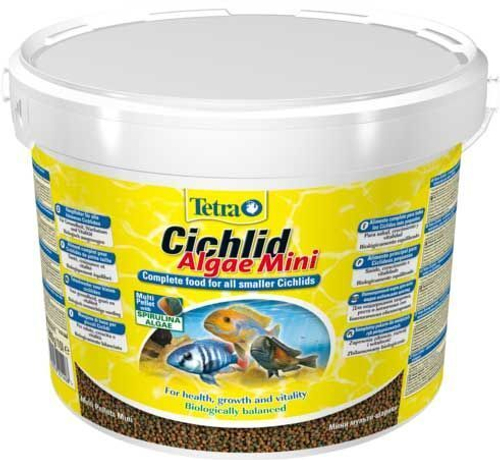 Корм для рыб TetraCichlid Algae Mini, корм для всех видов цихлид, 10л.