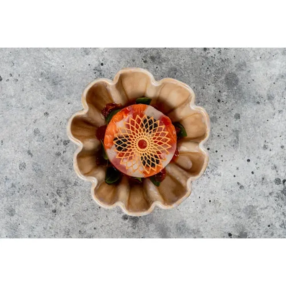 Салатник 450 мл d 14 см h7 см емкость для закусок Pearl Shell Frutti di Mare P.L. [6]