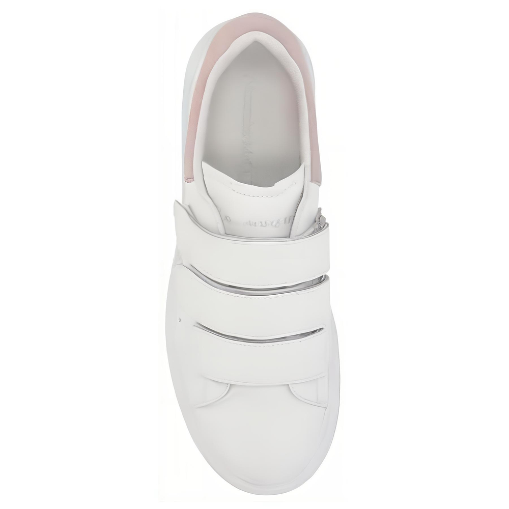 Alexander McQueen Oversized Triple Strap Sneaker "White Pink" Women"s
