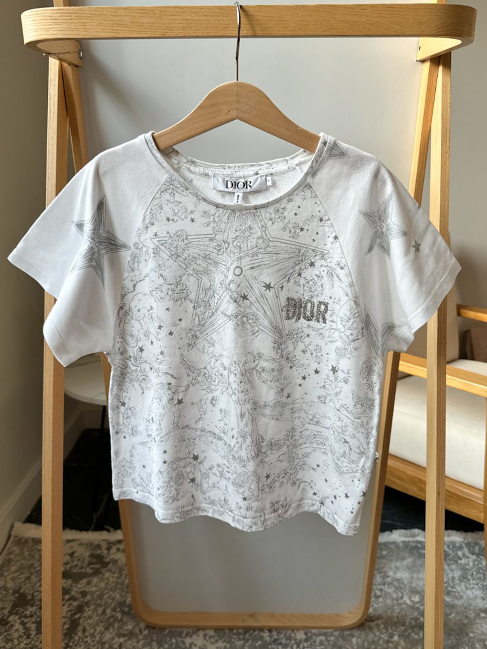 Хлопковая футболка Dior, 128