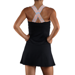 Женская теннисное платье Endless Iconic Dress Women - Black, Apricot