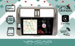Магнитола для Toyota Land Cruiser Prado 150 2009-2013 (рамка бронза) - Vaycar VA77-0065 на Android 13, Быстрая, 4G SIM-слот
