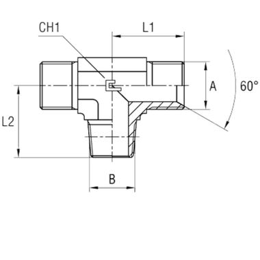 Штуцер FTC BSP 1/2 - NPT 1/2