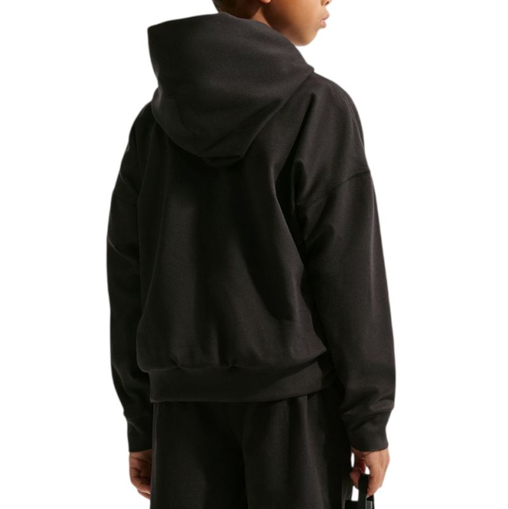Детская теннисная толстовка Nike Kids Pro Dri-Fit Fleece Pullover - black/white