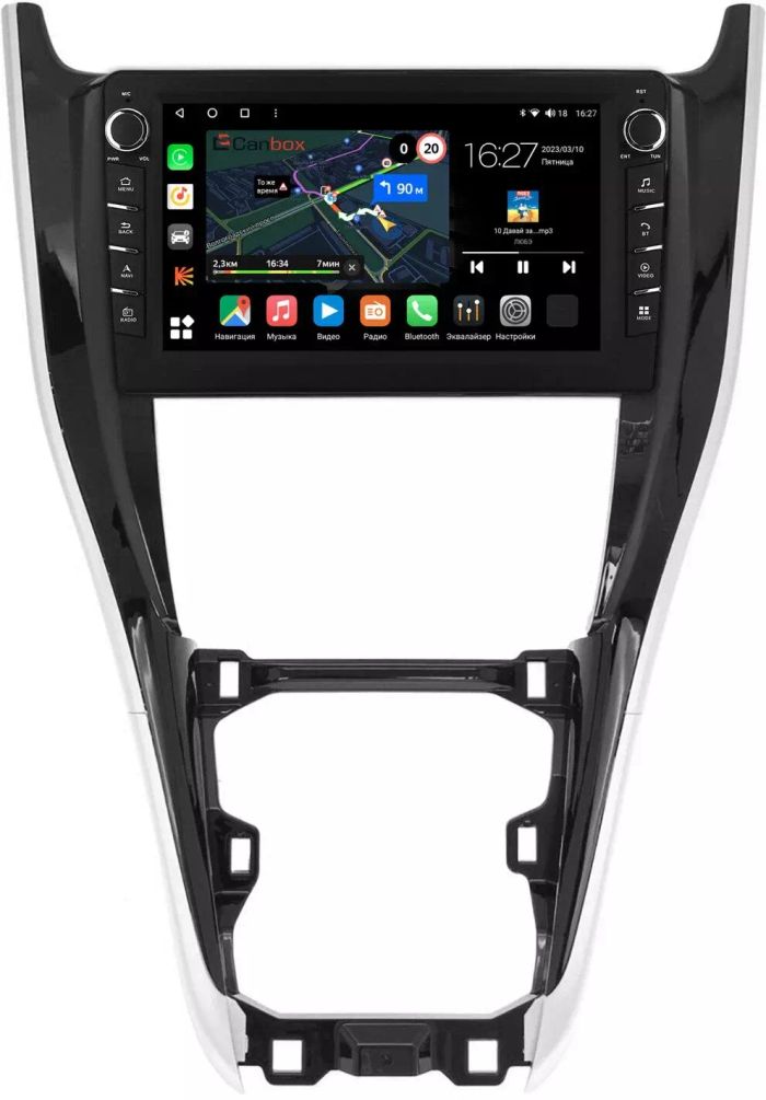 Магнитола для Toyota Harrier XU60 2013-2017 - Canbox 1092 Android 10, Быстрая, CarPlay, 4G SIM-слот
