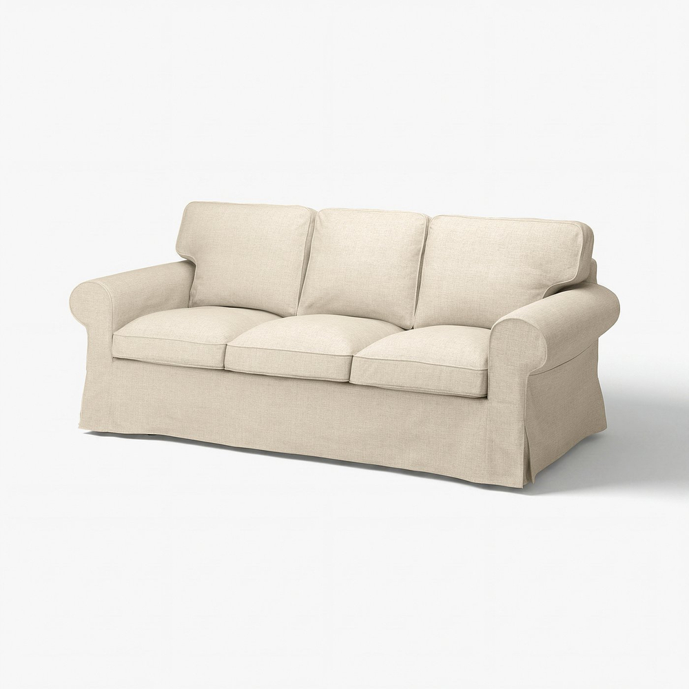 IKEA EKTORP  (ИКЕА ЕКТОРП)  -  Чехол на 3-местный диван - Киланда светло-бежевый