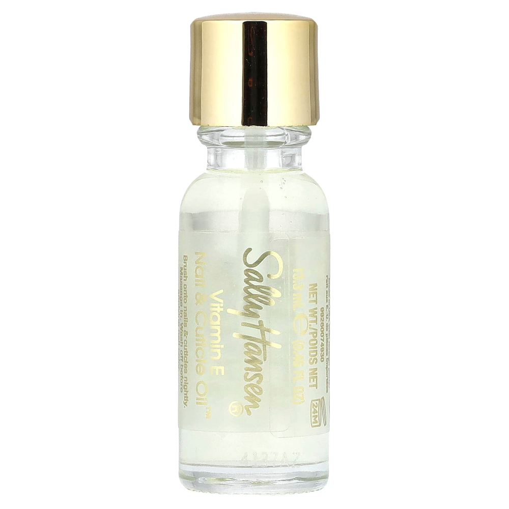 Sally Hansen, Vitamin E, масло для ногтей и кутикулы ™, 13,3 мл (0,45 жидк. Унции)