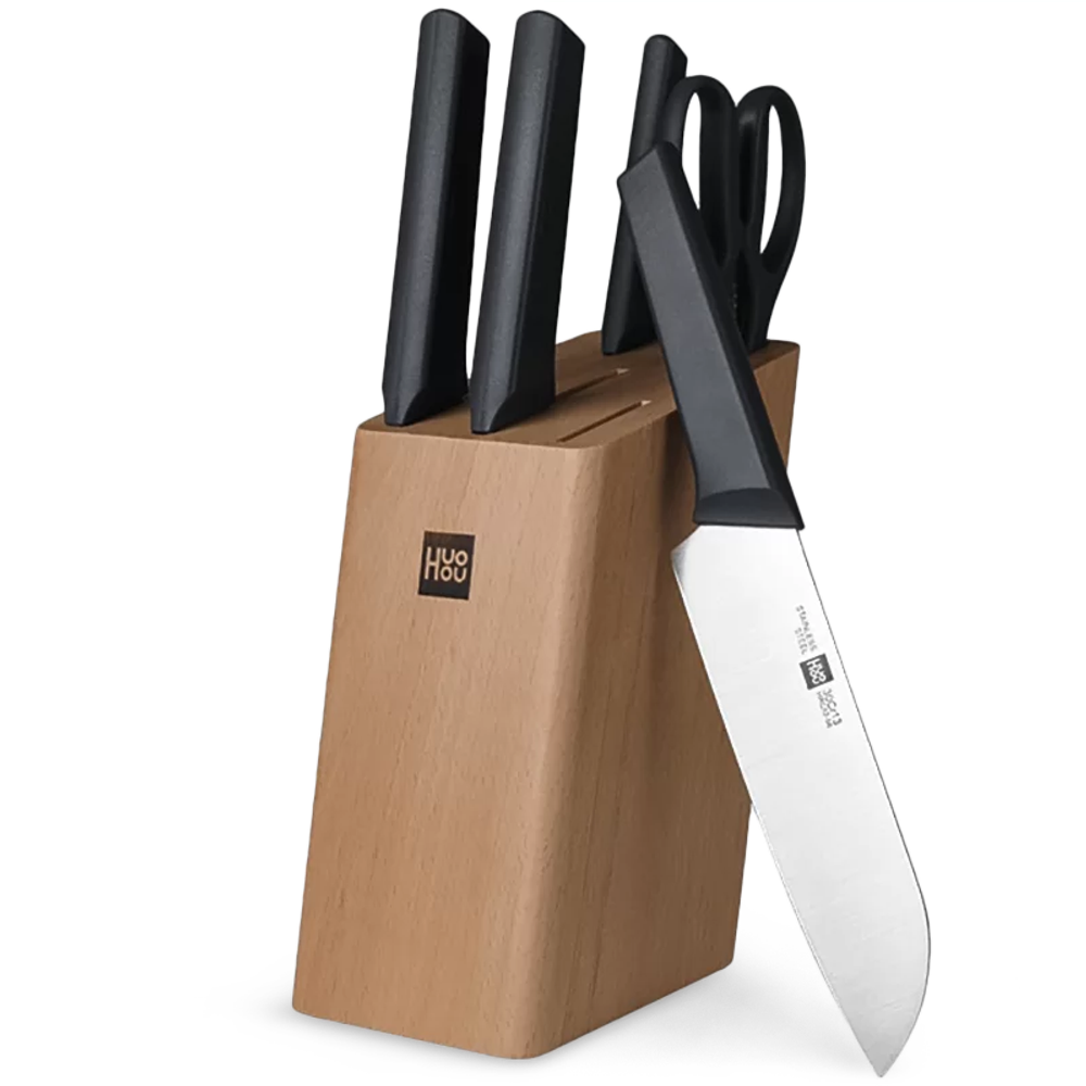 Набор кухонных ножей Xiaomi Huo Hou Fire Youth Edition Kitchen Knife Set (6 предметов) (HU0057)
