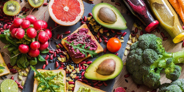 Vegan menu