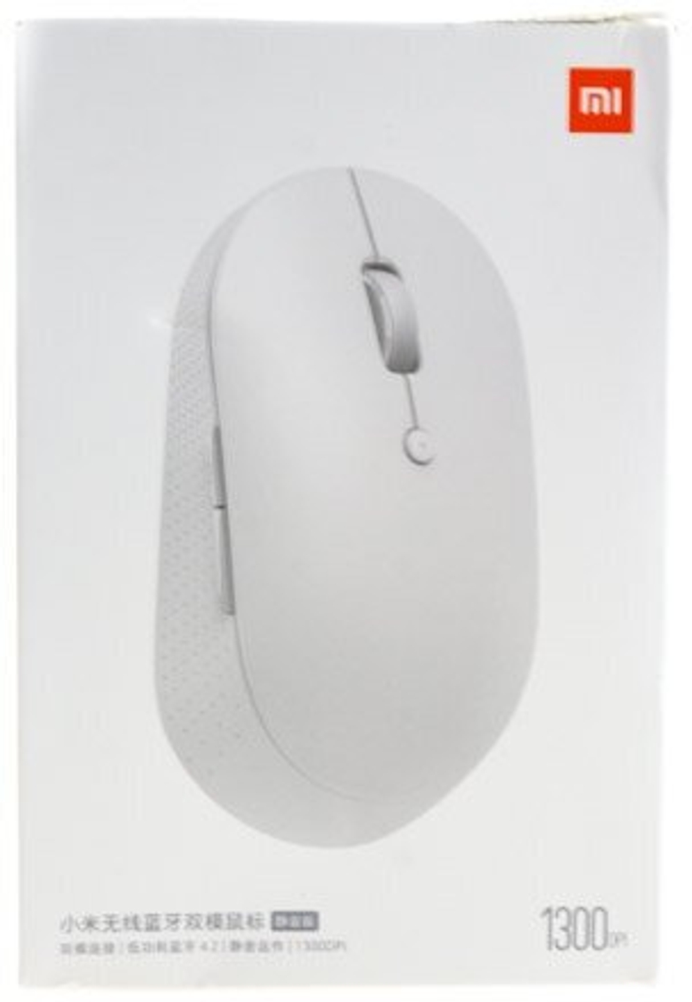 Xiaomi Беспроводная бесшумная мышь с двойным подключением Xiaomi Mi Mouse Silent Edition Dual Mode, Белый, WXSMSBMW02