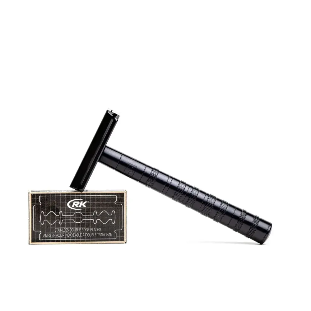Т-образная бритва Henson Shaving AL13 черная Medium (HS-AL-JB-03-MDM-5) 2