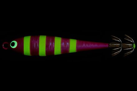 Кальмарница HIGASHI Squid Paint sinker 150g #02 Pink-Zebra Glow