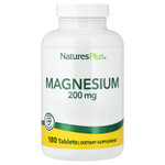 NaturesPlus, Магний, 200 мг, 180 таблеток