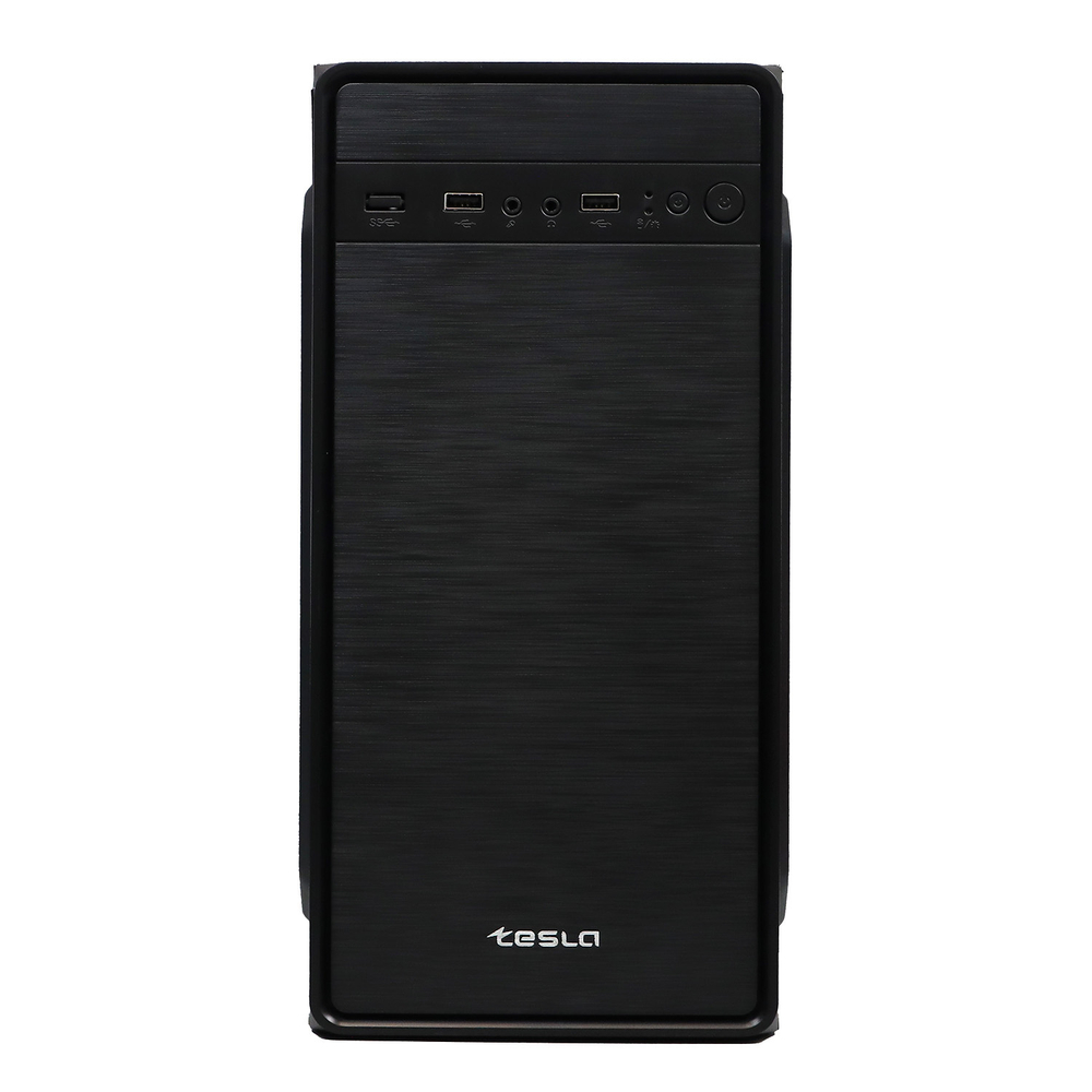 Корпус ТЕСЛА (TESLA) 1708BM, Без БП, mATX, чёрный, 2xUSB2 (TSL-1708-BM)