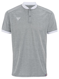 Мужское теннисное поло Tecnifibre Team Mesh Polo - серый