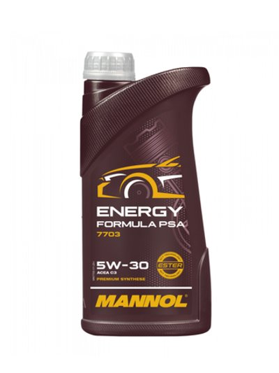 MANNOL 7703 масло моторное синтетическое Energy Formula PSA 5W-30 1л