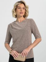 Блуза Евгения (золото) Б16416-19М LT Collection