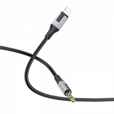 Аудио кабель AUX на Lighting Borofone BL19 (black)