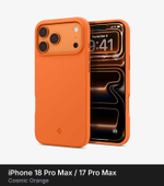Чехол Spigen Silicone Fit MagSafe для iPhone 18 Pro Max / 17 Pro Max Cosmic Orange