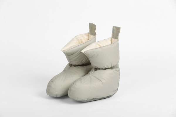 Сапожки-носочки пуховые German Grass Comfort Socks Travel Grey светло-серые Серый