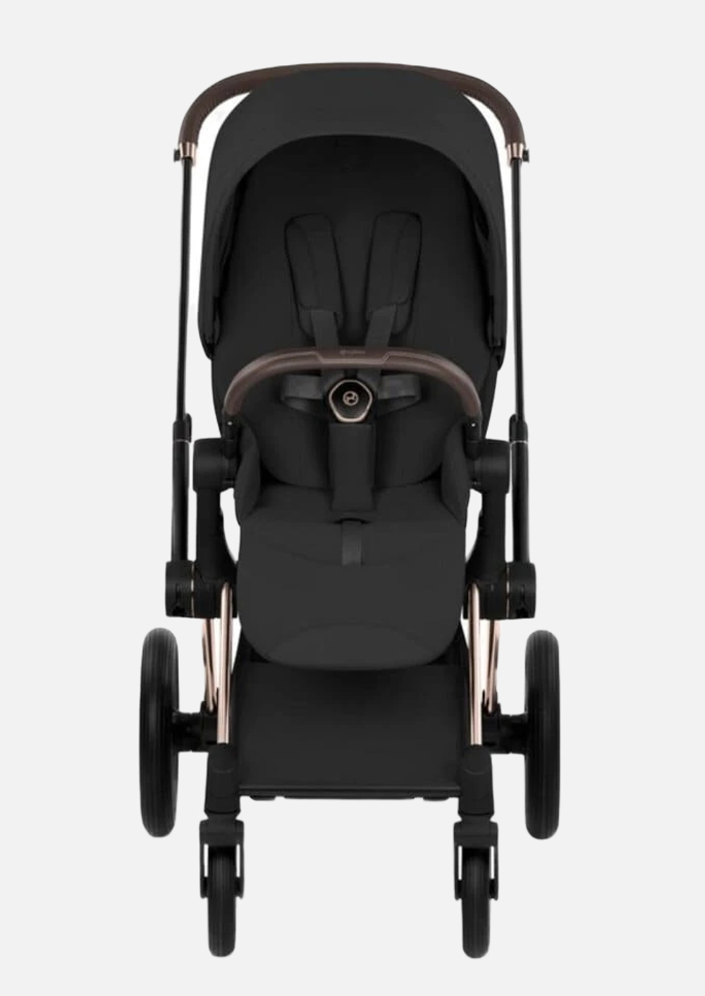Cybex Детская коляска Priam Style Rosegold 2 в 1 цвет Sepia Black