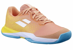 детские Кроссовки теннисные Babolat Jet Mach 3 Junior All Court - coral/gold fusion