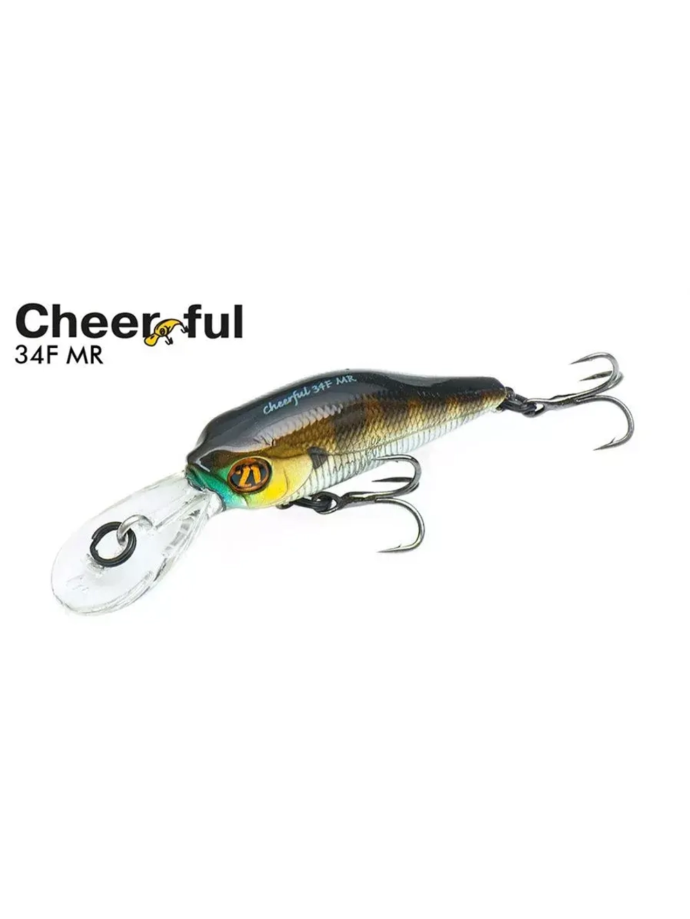 Воблер Cheerful 34F-MR 34мм. 1.6гр. заглубление 0.6-1 м. R45