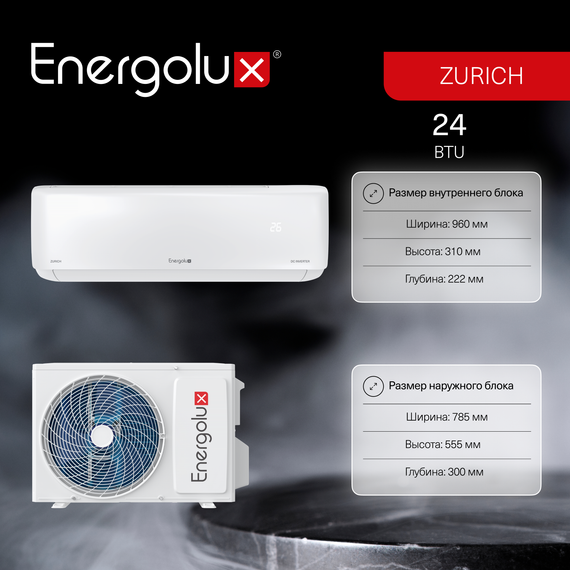 Инверторный кондиционер Energolux ZURICH SAS24Z5-AI/SAU24Z5-AI — (86)