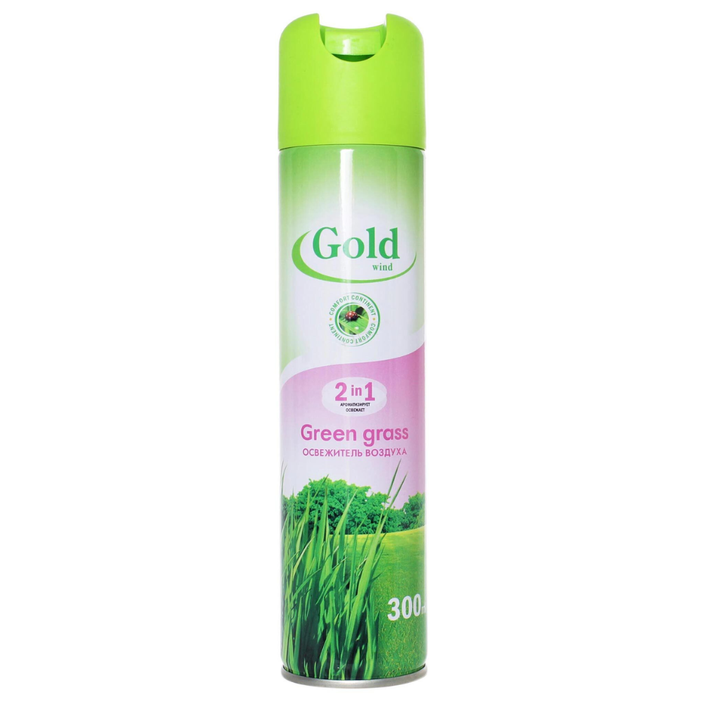 Освежитель воздуха Gold Green grass 300 мл